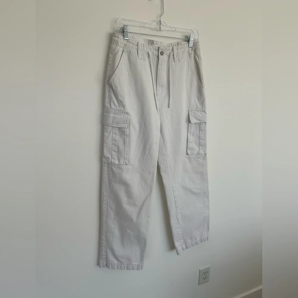 superdown Bobbi Cargo Pant in White Size Medium